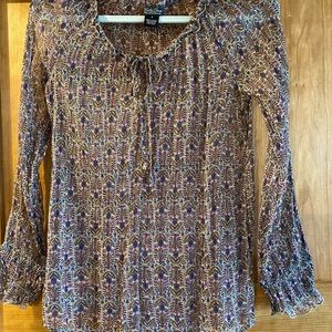 Lucky Brand long sleeve blouse